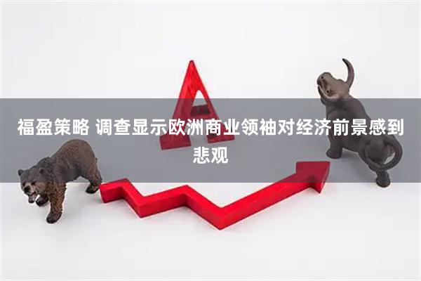 福盈策略 调查显示欧洲商业领袖对经济前景感到悲观