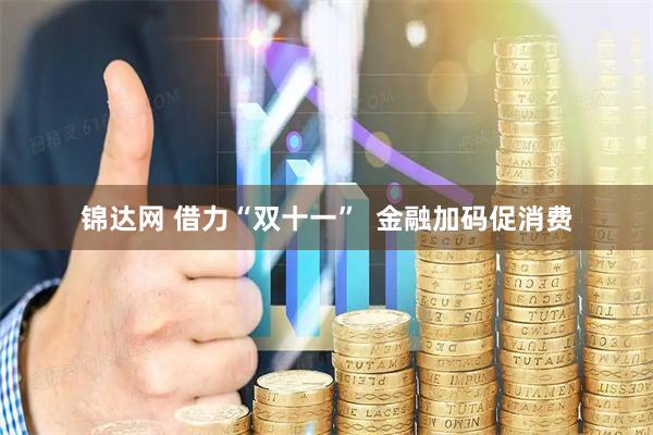 锦达网 借力“双十一”  金融加码促消费
