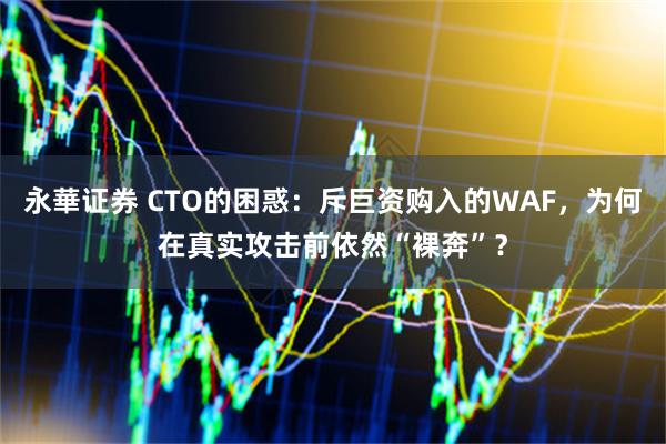 永華证券 CTO的困惑：斥巨资购入的WAF，为何在真实攻击前依然“裸奔”？
